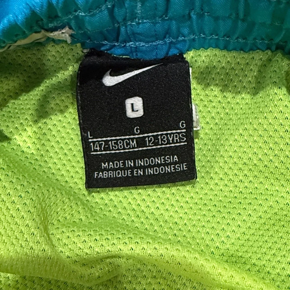 Nike Kids Blue Swim Trunks Size L